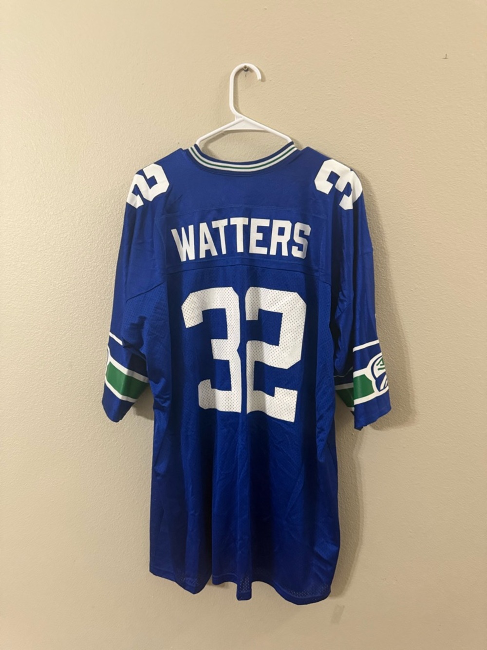 Vintage Blue Seattle Seahawks “Ricky Watters' #32 Football Jersey